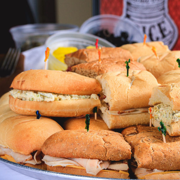 Sandwiches platter